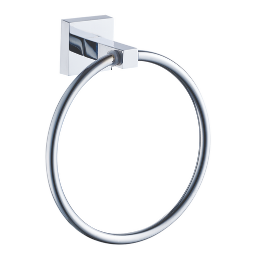 Estilo Lille Chrome Towel Ring - 165mm x 165mm x 55mm - Polished Chrome