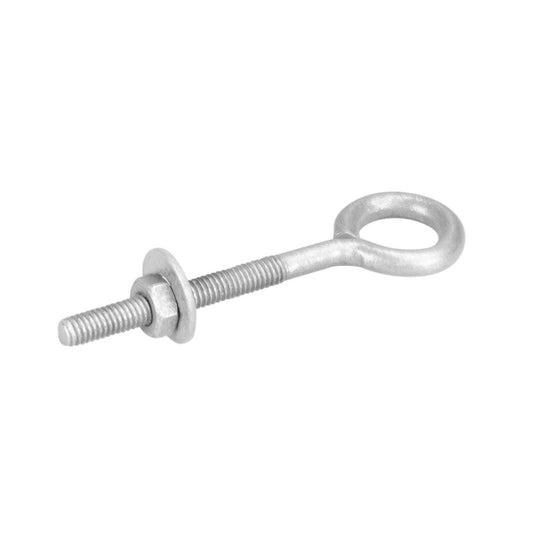 Pinnacle Galvanised Eye Bolt 2 Pack - M4 x 56 x 10mm - Corrosion Resistant - Auzzistore