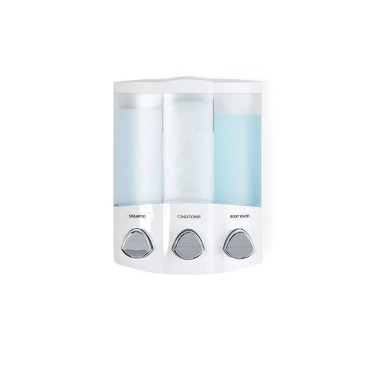Better Living Trio Shower Dispenser - 3 x 435ml - White - Clutter-Free – view 2