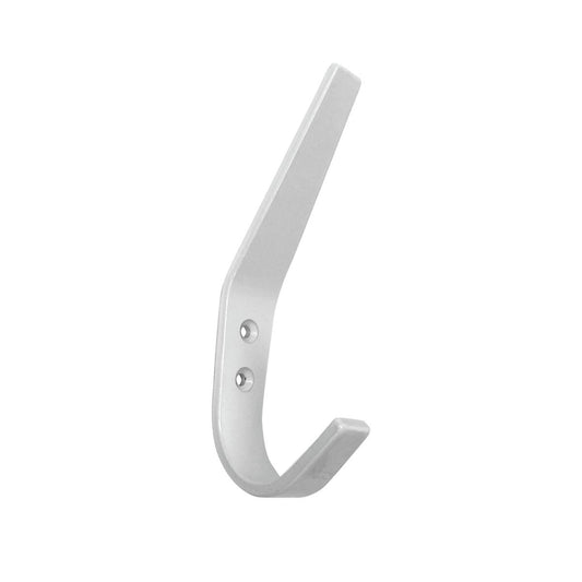 Adoored White Dene Deco Hook - Wall Mounted - Aluminium - Durable Design