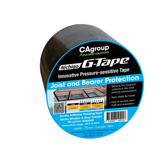 Cagroup Bearer Protector G-Tape 75mm x 20m - Moisture Protection - Durable - Auzzistore