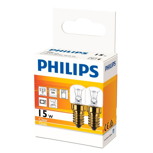 Philips Oven Globe - 15W - Glass & Metal - Halogen Light Source