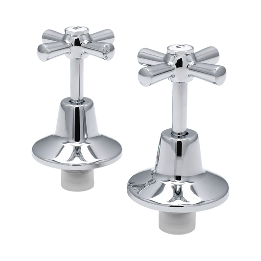 Estilo Chrome Jumper Valve Wall Top Assembly Set - 150mm x 245mm - Smooth Operation