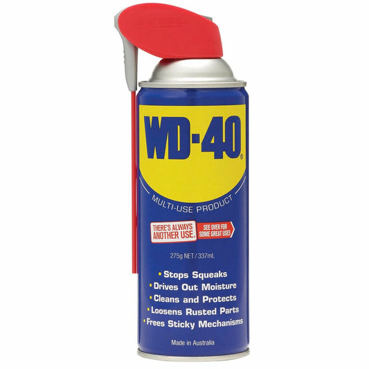 WD-40 Multi-Use Smart Straw 275g Lubricant Aerosol Breaks Rust