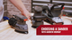 Ozito 150W Orbital Sander - 1/3 Sheet - Plastic - Smooth Finish
