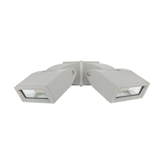 Brilliant Nighthawk 24W Silver Twin Flood Light 400mm x 150mm
