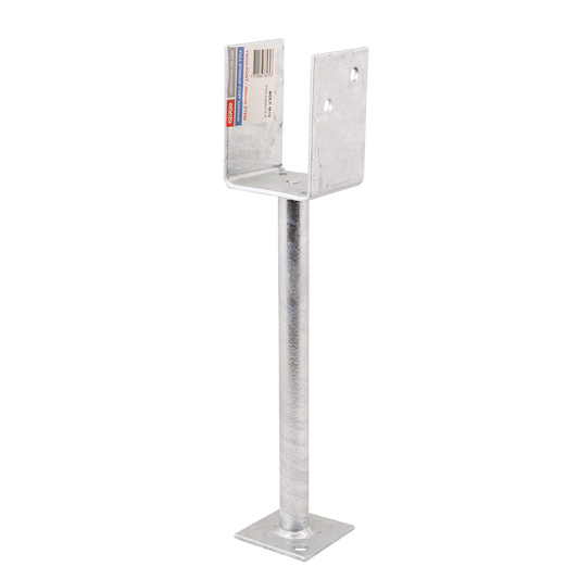 Pryda Full Stirrup Post Anchor - 300x75mm - Termite Protection - Galvanised - Auzzistore