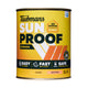 Taubmans 1L Neutral Gloss Sunproof Exterior Paint - Water-Based - UV Protection