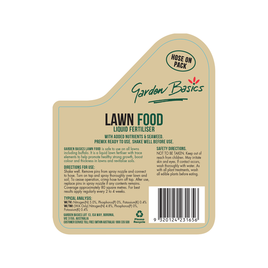 Garden Basics Liquid Lawn Food - 2L - Liquid - Easy Hose On – view 2 - Auzzistore