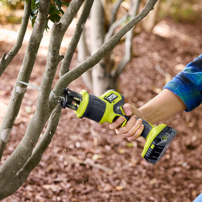 Ryobi 18V One+ One-Handed Reciprocating Saw Tool Only - 25.4mm Stroke Length - Compact Design