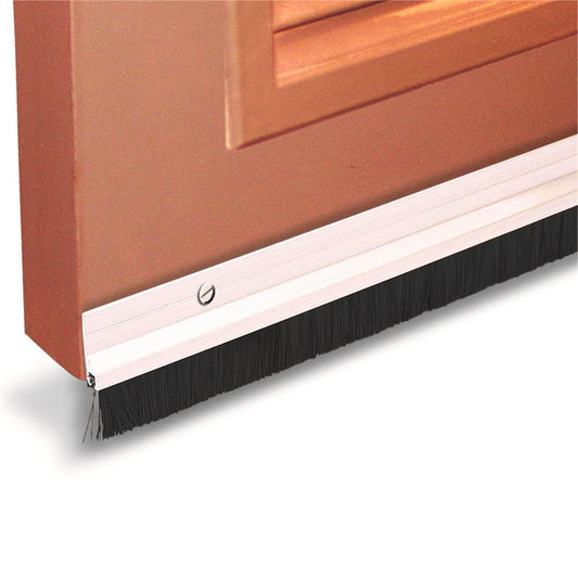 Moroday Compact Brush Door Seal - 9mm - Aluminium - Easy Install - Auzzistore