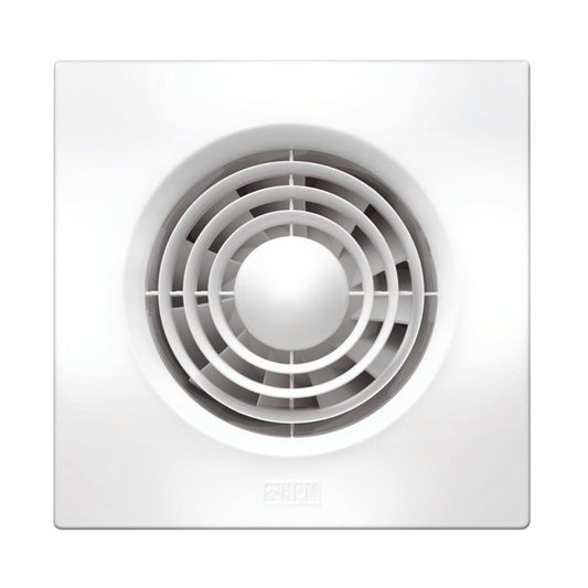 Hpm Wall Exhaust Fan - 150mm - Plastic - Slimline - Strong Air Extraction - Auzzistore