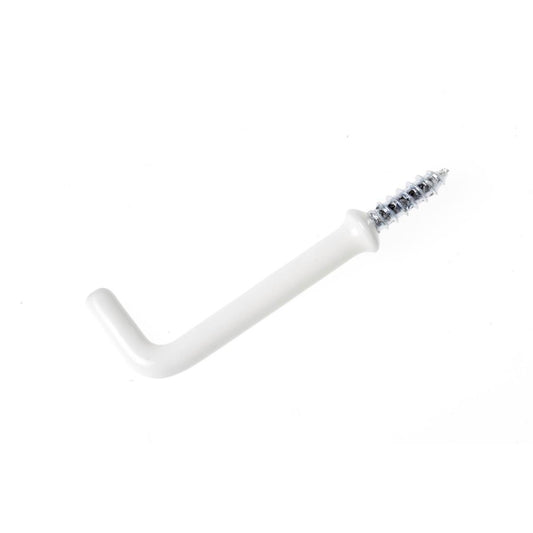 Everhang 32mm White PVC Square Hook 5 Pack - Wall Mounting Solution