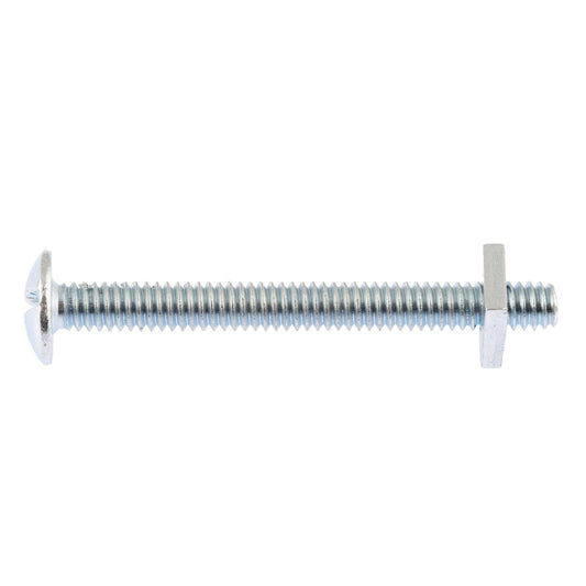 Zenith Mushroom Head Bolt - 1/4" x 60mm - Zinc Plated - 25 Pack – view 2 - Auzzistore