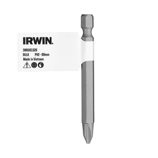 Irwin Fastening Bit - 69mm - S2 Alloy Steel - Impact Driver Use - Auzzistore