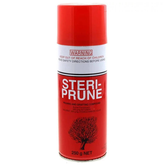 Steri Prune Pruning Spray Paint 250g - Bituminous Coating for Plant Wounds - Auzzistore