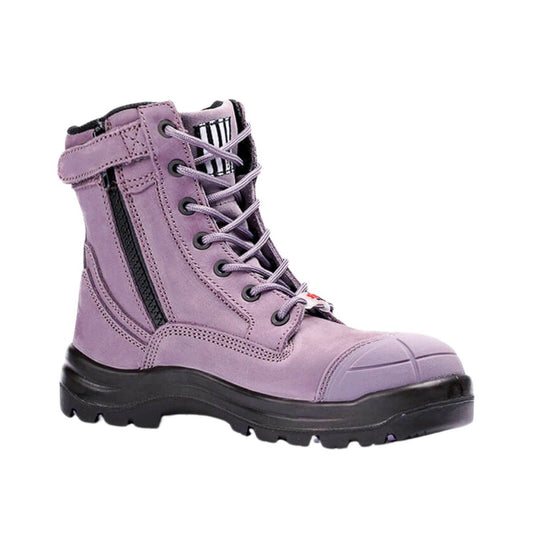 Shewear Achieves Purple Womens Safety Workboots Size 6 - Lightweight - Comfortable - Water-Resistant – view 2