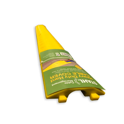 Stahl Heavy Duty Cable Cover 100mmx1m Pu Rubber Flexible Safety