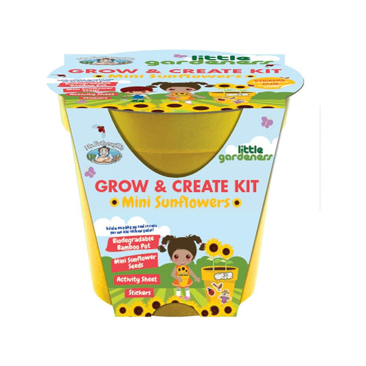 Mr Fothergill Mini Sunflower Grow Kit 140mm Easy Fun Family Activity - Auzzistore