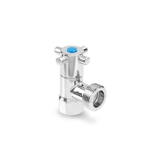 Brasshards Capstan 1/4 Turn Washing Machine Stop 20mm Chrome Lead-Free - Compact Design - Easy Installation - Auzzistore