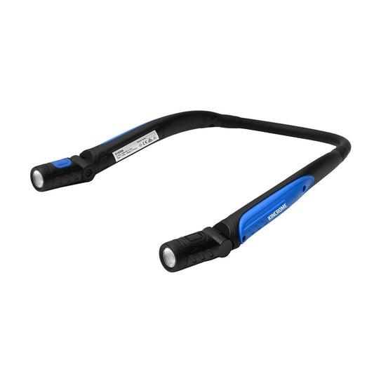Kincrome Neck Light - Rechargeable - IP54 Rated - 110° Pivoting Head - 230mm x 130mm x 45mm – view 2