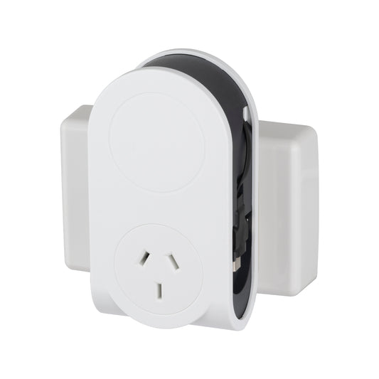 Arlec Power Adaptor With Retractable Usb Cable – view 2