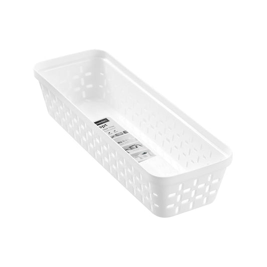 Boxsweden Kept Organiser Tray - 33 x 11.5 x 6.5 cm - White - BPA-Free - Durable Storage - Auzzistore