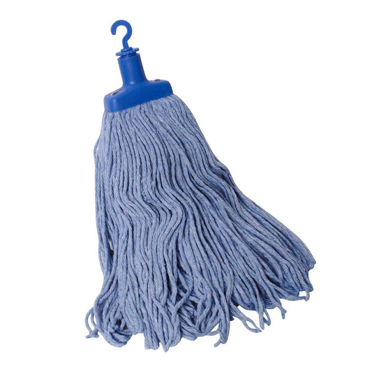 Sabco 400g Cotton Mophead Refill - Blue - Heavy Duty - Easy Rinsing