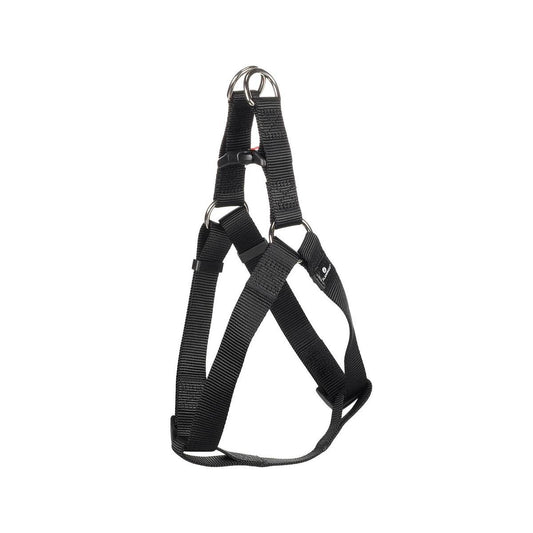 Flamingo Large Ziggi Dog Harness - Adjustable - Black - 40-70cm - Durable