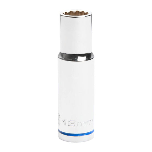 Kincrome Deep Socket - 13mm - Chrome Vanadium Steel - Rust Resistant - Auzzistore