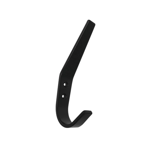Adoored Black Dene Deco Hook - Wall Mounted - Aluminium - Durable Design