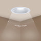Deta 6W Tri-Colour Dimmable LED Downlight 86mm - White - IP44 Anti Glare