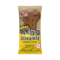 Trusty 1 Piece Banana Flavour King Biscuit Dog Treats - 200mm x 90mm - Dental Care