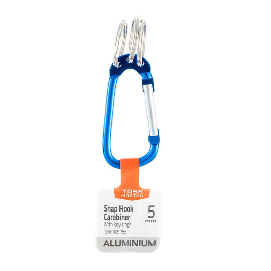 Taskmaster Carabiner - 6mm - Aluminium - Lightweight Durable – view 2 - Auzzistore