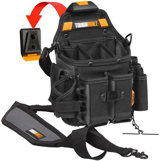 Toughbuilt Journeyman Electrician Pouch - 21 Pockets - Weather Resistant - Auzzistore