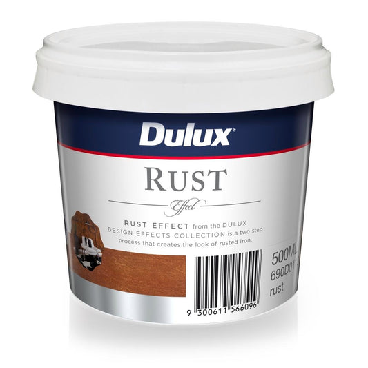Dulux Design Rust Effect Paint - 500ml - Water Based - Indoor/Outdoor - Auzzistore