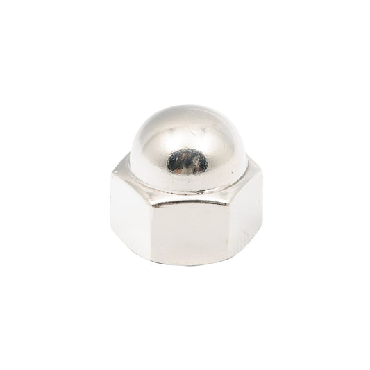 Zenith Dome Nuts - 3/8" - Steel - Chrome Plated - 6 Pack – view 2 - Auzzistore