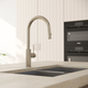 Mondella Resonance Sink Mixer - 35mm - Brushed Nickel - Multi Function - WELS 5 Star
