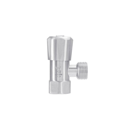 Brasshards Mini Cistern Tap 15mm Stainless Steel - Compact Design - Durable – view 2 - Auzzistore