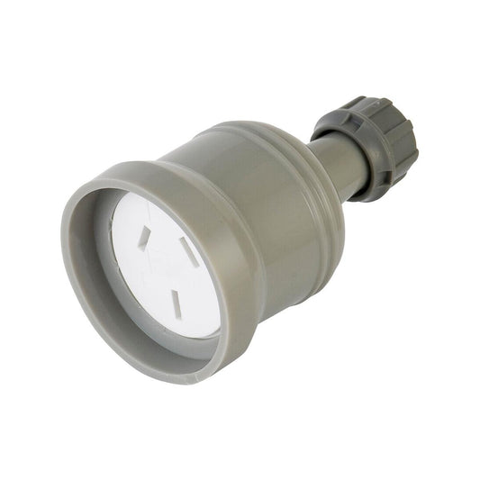 DETA 10A Grey Extension Socket - PVC - 3 Core - Heavy Duty - Safe