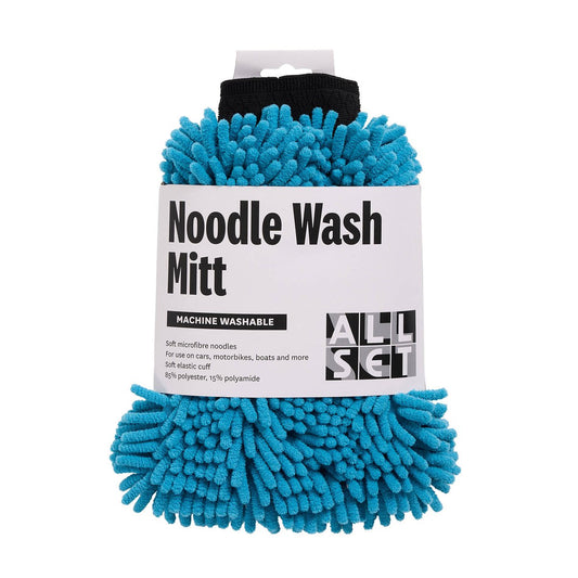 All Set Microfibre Noodle Wash Mit - 260mm x 200mm - Machine Washable – view 2