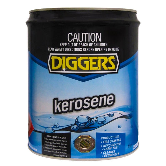 DIGGERS Kerosene 20L Liquid Fuel - Heater Degreaser - Low Odour - Auzzistore
