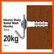 Everhang 20kg Heavy Duty Picture Hanging Hook 3 Pack Zinc Plated