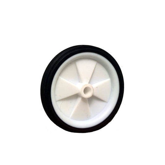 Move It 125mm Rubber Tyre - Black - Plastic Centre - Easy Install - Auzzistore