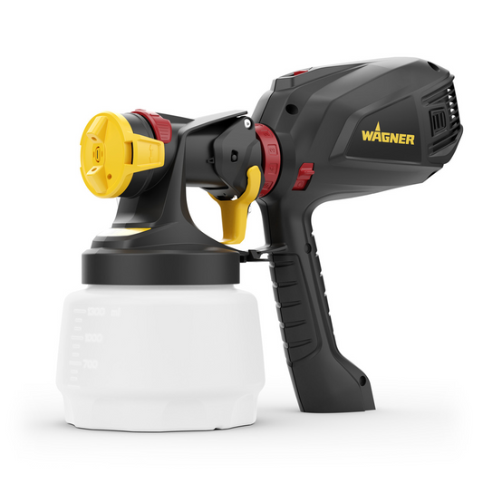 Wagner Flexio 575 Paint Sprayer - 1300ml - Black/Grey/Yellow - 1.9kg - Auzzistore