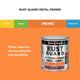 White Knight Rust Guard Metal Primer Paint 0.25L - Red Oxide - Anti-Corrosive