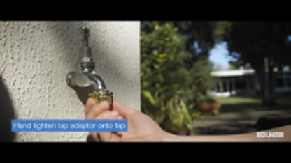 Holman 18mm Brass Grip N Lock Tap Adapter - Durable - Leak Proof