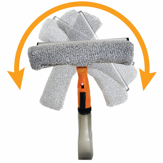 Sabco Bulldozer Complete Angle Window Washer - 90mm x 390mm - Black & Orange – view 2 - Auzzistore