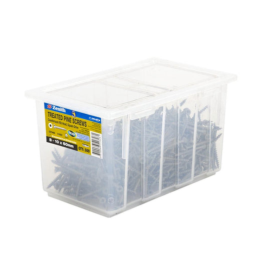 Zenith Tufcote Countersunk Rib Head Screws 10 x 60mm 500 Pack - Auzzistore
