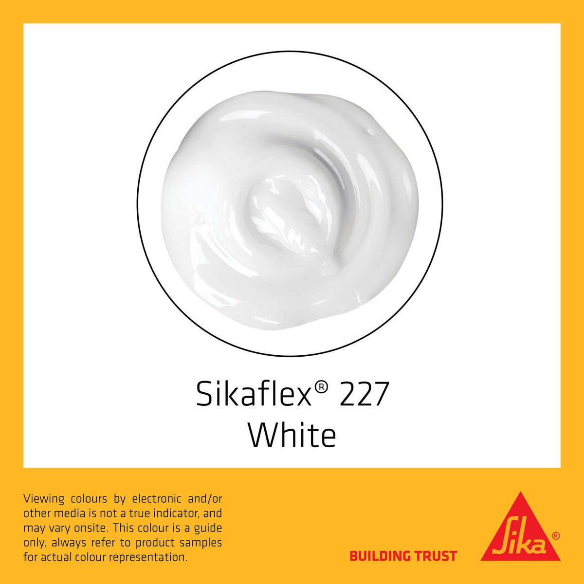 Sika Sikaflex 227 White Sealant 310ml Polyurethane Low Odour